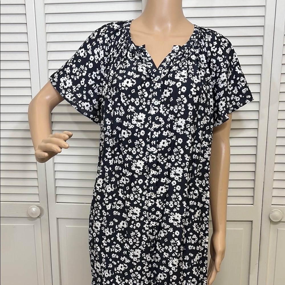 Hatch Maternity Regina Jumpsuit Floral Black & White Size 2 (Medium/Large) - Picture 7 of 16